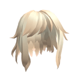 Blonde Messy Anime Hair