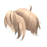Blonde Messy Anime Ponytail 