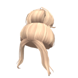 Blonde Messy Bun