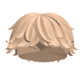 Blonde Messy Front Swoop