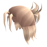 Blonde Messy Manbun Updo