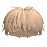 Blonde Messy Manga Hair