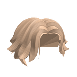 Blonde Messy Wavy Middle Part