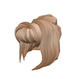 Blonde Short Bob cut w Poneytail 