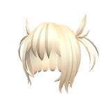 Blonde Small Pigtails Anime Hair