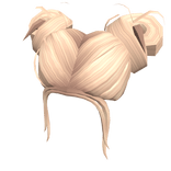 Blonde Trendy Messy Buns