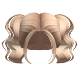 Blonde Wavy Piggytails