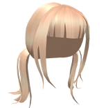 Blonde Y2K Long Low Pigtails
