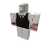 Blood Stains Black Shirt Uniform w Bandages