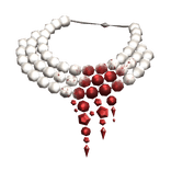 Bloody Diamond Pearls Choker