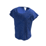 Blouse - Blue Dotted