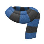Blue and Black Knit Scarf (1.0)