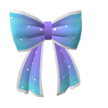 Blue And Purple Bow