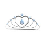 Blue & Silver Tiara
