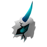 Blue and White Shattered Demon Eye