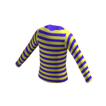 Blue and Yellow Striped Shirt