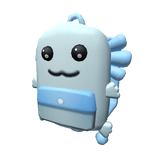 Blue Axolotl Backpack