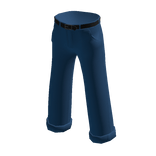 Blue Baggy Indie Trousers