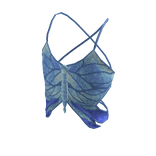 Blue Butterfly Shirt Top