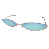 Blue Cat Eye Aesthetic Sunglasses