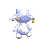 Blue Cow Waist Plushy