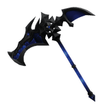 Blue Evil Dragon Scythe