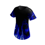 🔥 Blue Flame Long Shirt 🔥