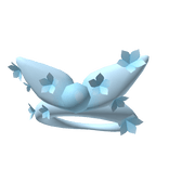 Blue  Flower Headband