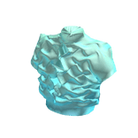 Blue Geometric Patterned Shirt