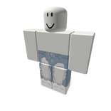 blue-grey distress ripped denim jeans w nike A150'