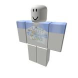 blue gyaru shirt - sza/fairycore/piano/pixie/soft