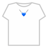Blue Heart Necklace