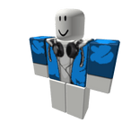 Blue Hoodie With Headphones!