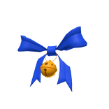 Blue Jingle Bow Tie