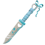 Blue Kawaii Heart Knife