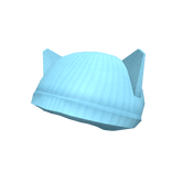 Blue Kitty Beanie
