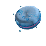 Blue macaron