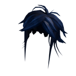 Blue Manga Hero Hair