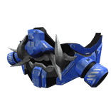Blue Mecha Oni Face Mask