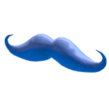 Blue Mustache