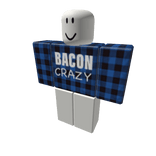 Blue Plaid Bacon Shirt!