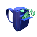 Blue Robux Backpack