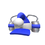 Blue Santa Drink Cola Hat 
