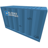 Blue Shipping Container