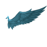 Blue Shoulder Wing (Left)