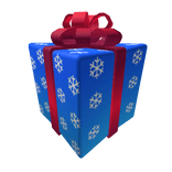 Blue Snowy Present