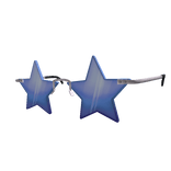 Blue Super Star Glasses