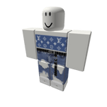 Blue supreme LV top w jeans