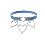 Blue Triple Heart Choker (3.0)
