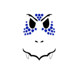 Blue Ultimate Dragon Face